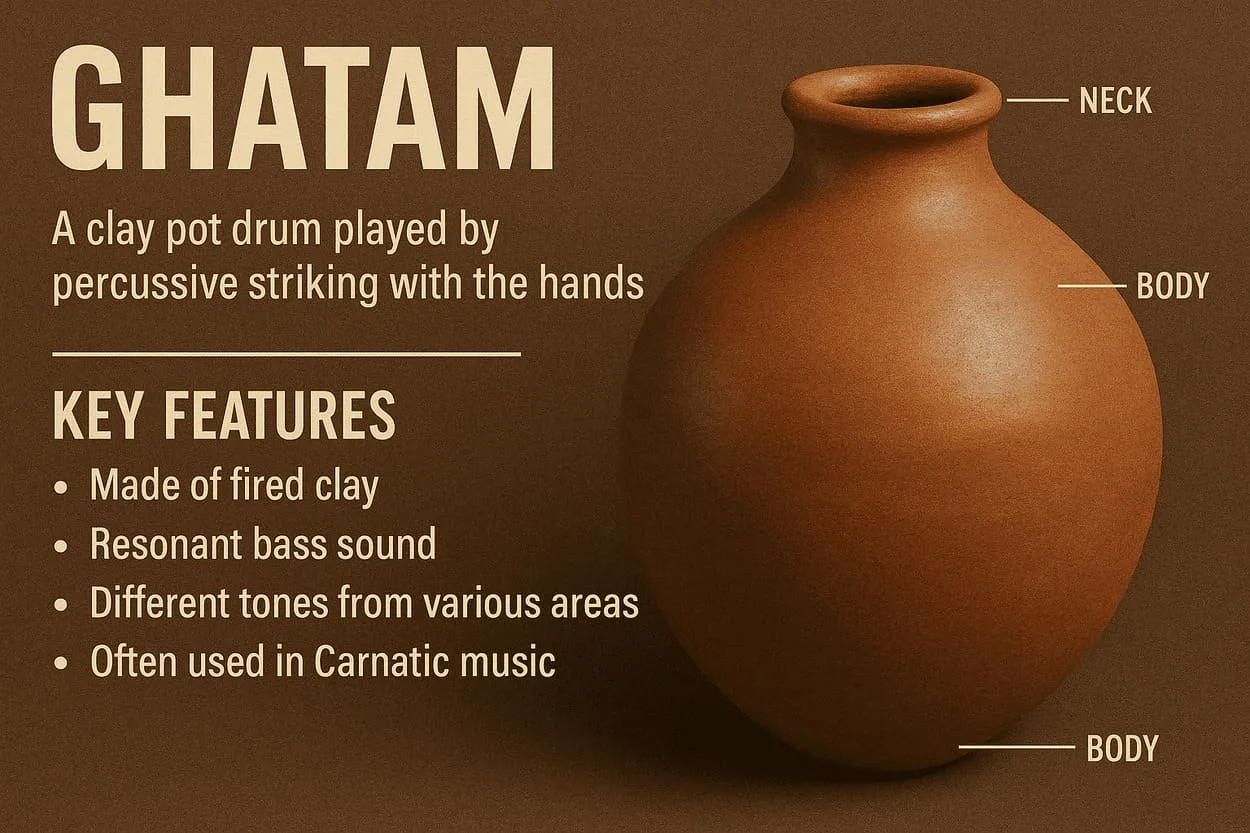 Ghatam: The Soulful Clay Pot Drum of South Indian Percussion