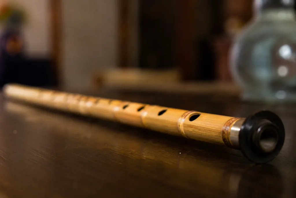 Ney flute, a traditional Persian reed instrument used in Sufi music to create soulful melodies.