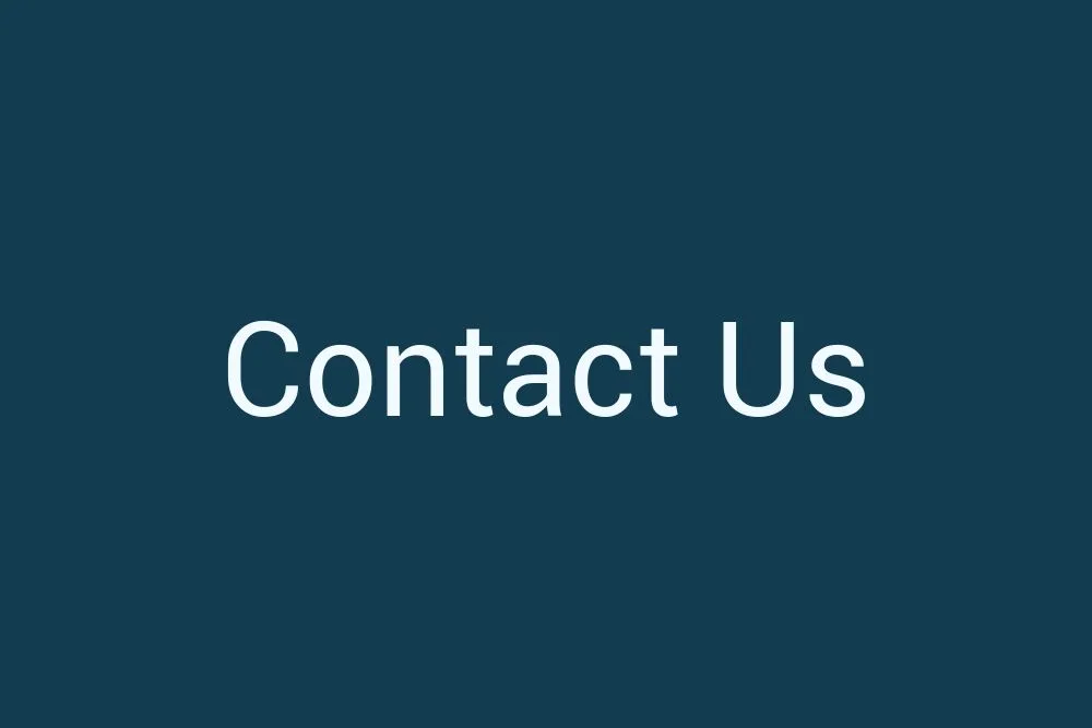 A blue background with white text reading 'Contact Us' at the center.